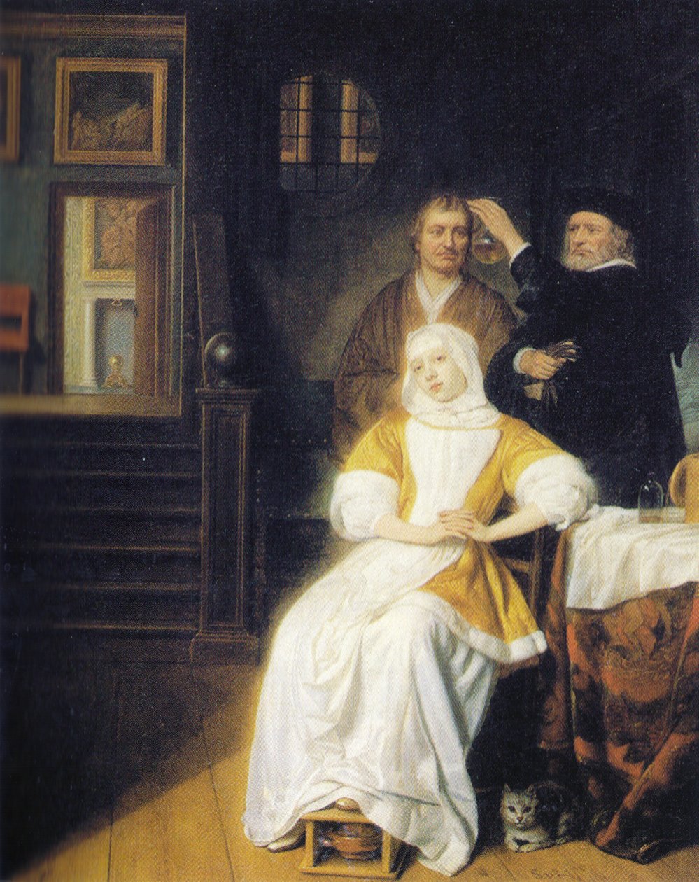 A dama anêmica de Samuel van Hoogstraten