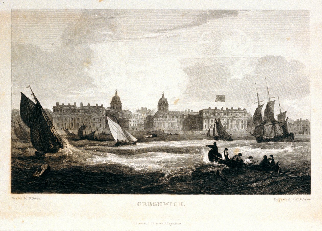 Greenwich [Hospital de Greenwich] de Samuel (after) Owen