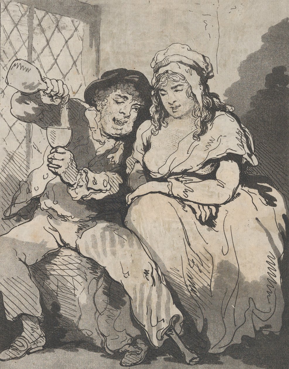Namoro na Vida Baixa, 15 de dezembro de 1785. de Samuel Alken