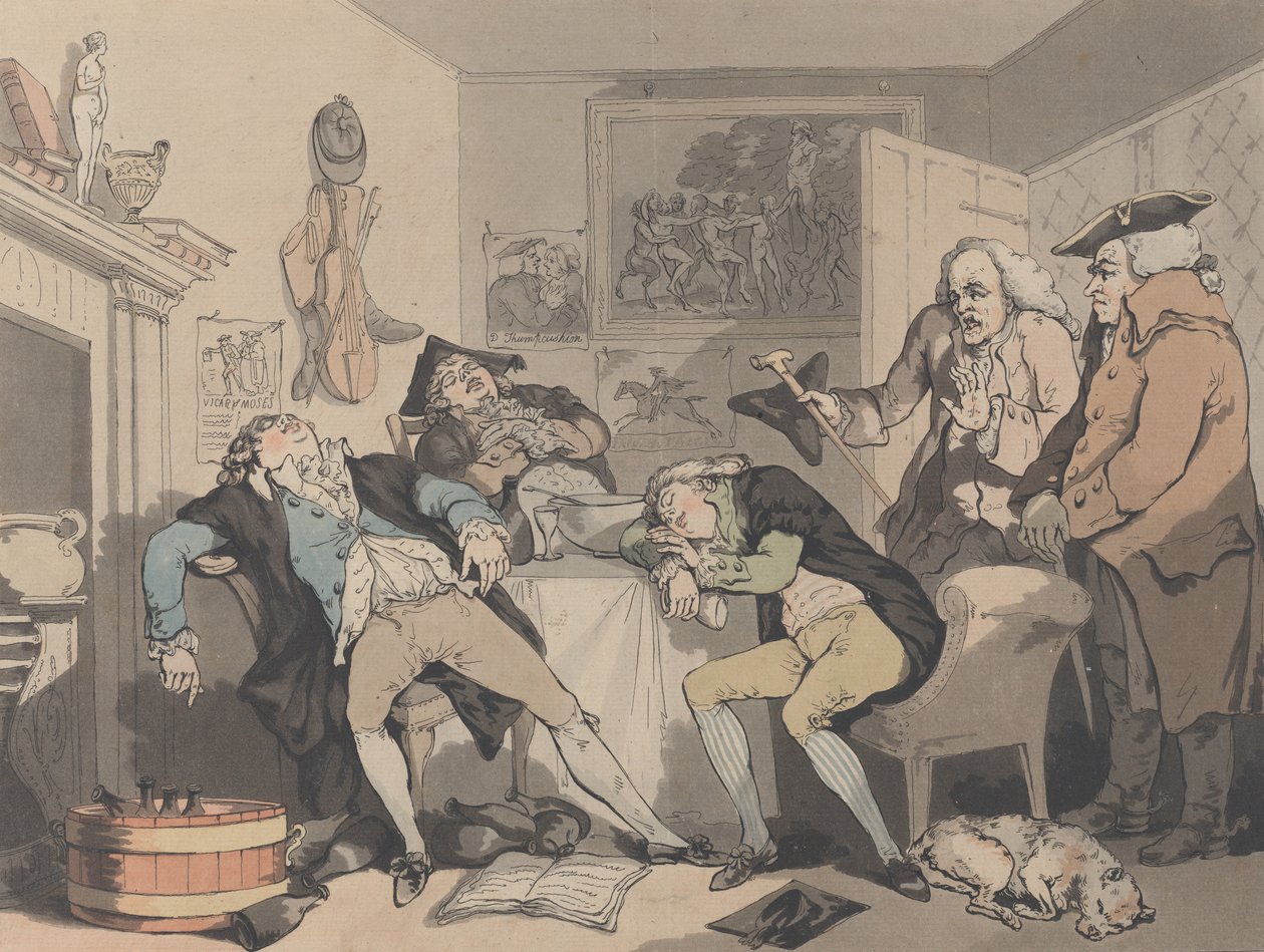 O Tempora, O Mores!, 1799. de Samuel Alken