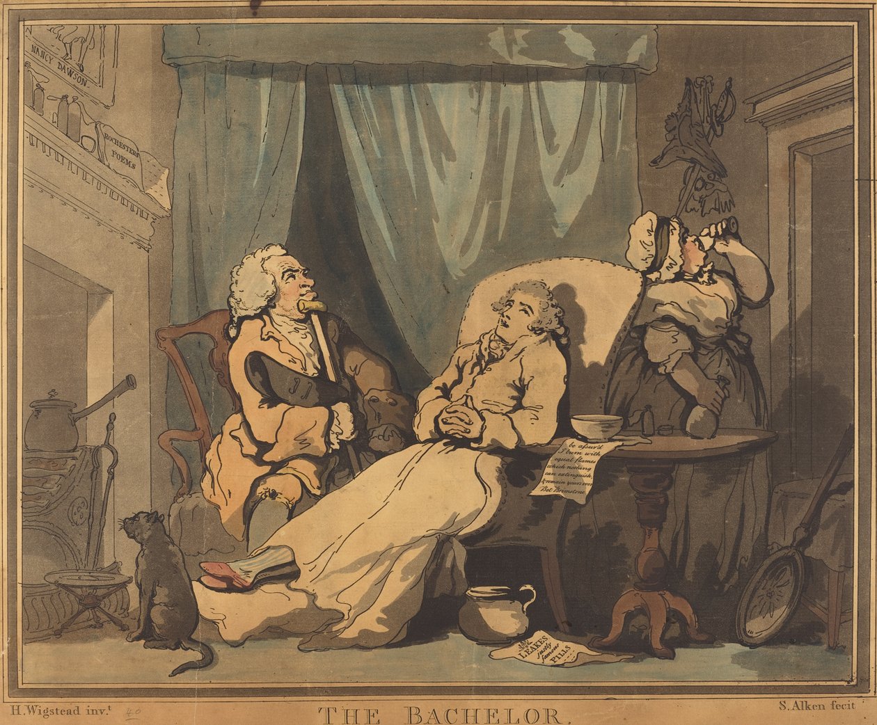 O bacharel de Samuel Alken after H. Wigstead