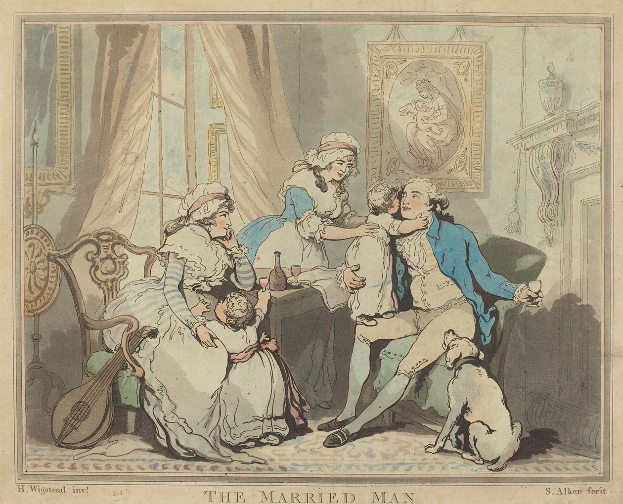 O homem casado de Samuel Alken after H. Wigstead