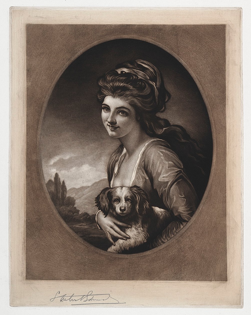 Lady Hamilton como Natureza, Século XIX-XX. de Samuel Arlent Edwards