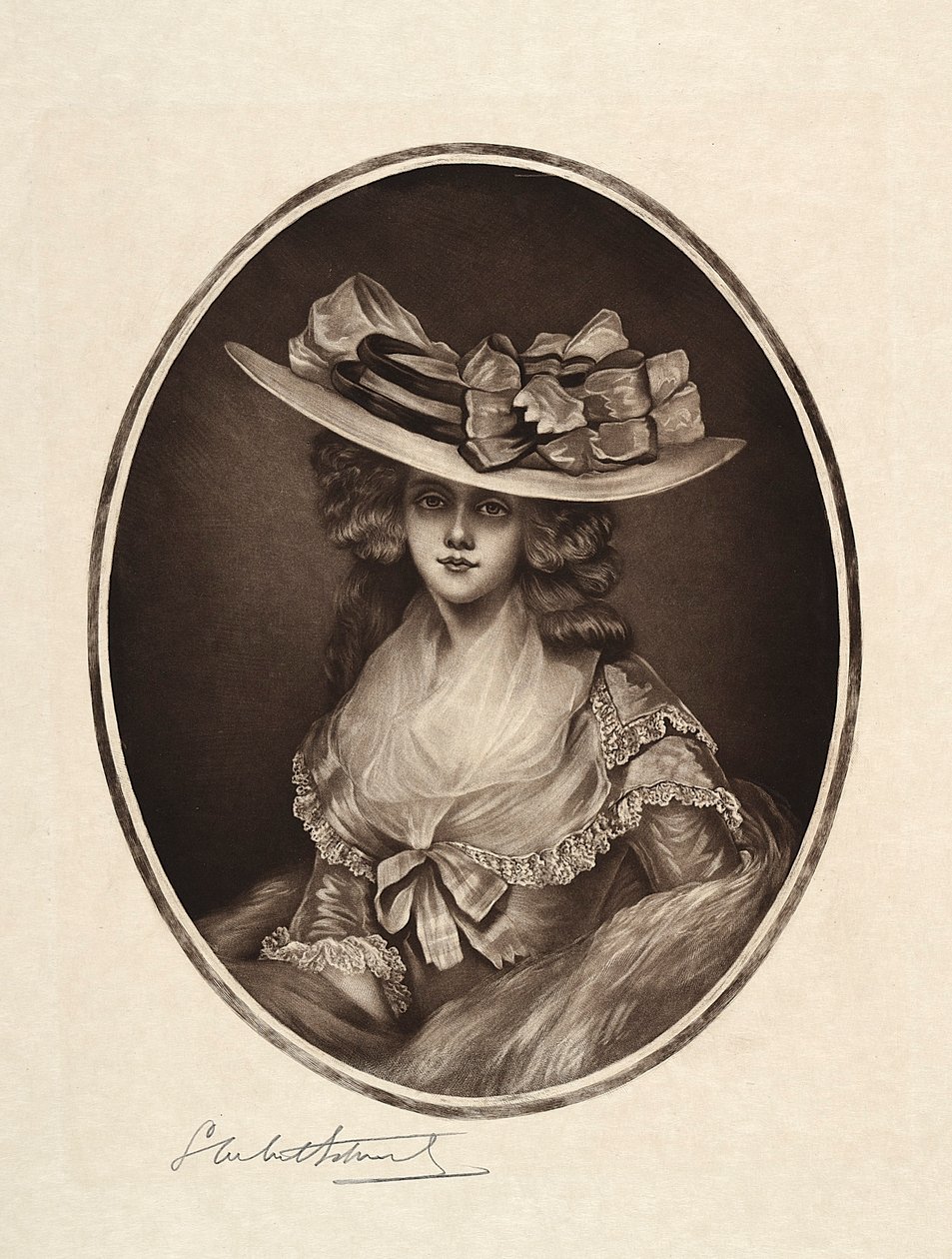 Sra. Benwell, do século XIX-XX. de Samuel Arlent Edwards