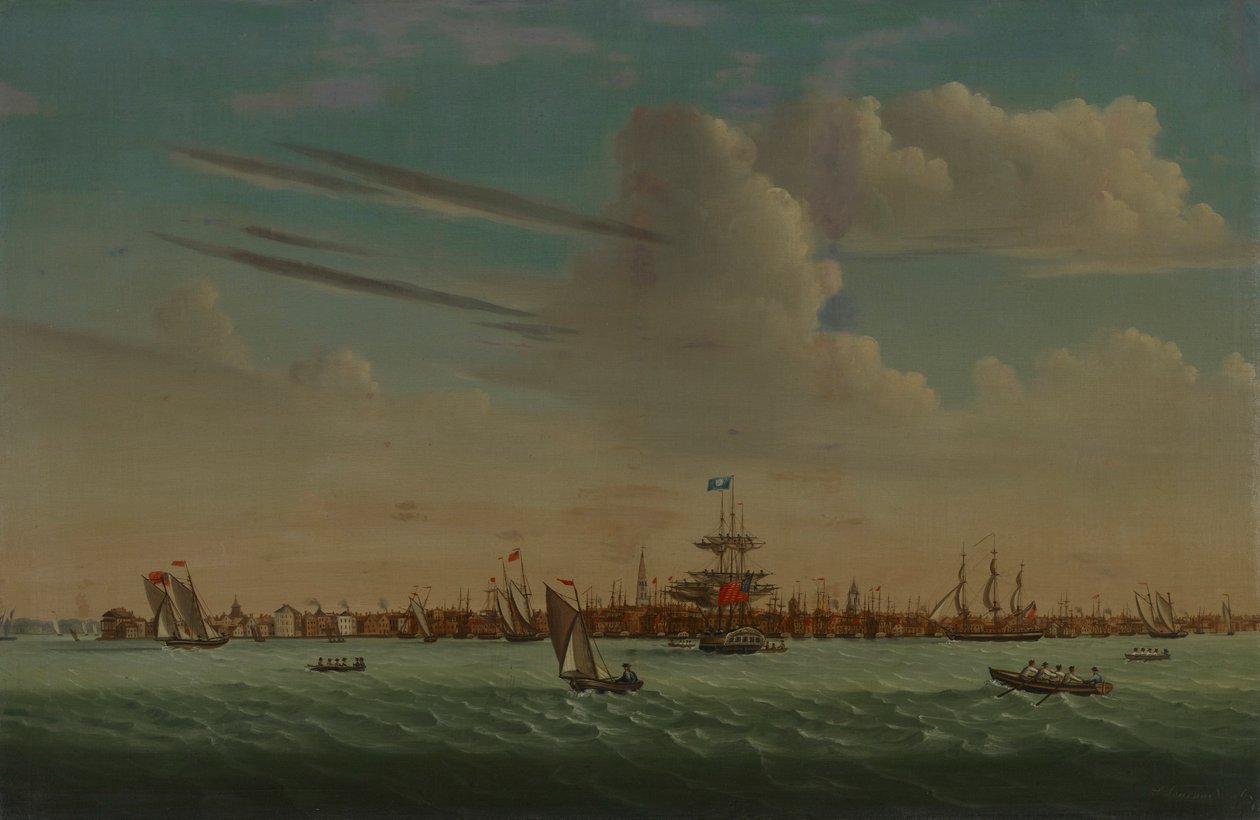 Vista de Charleston de Samuel Barnard