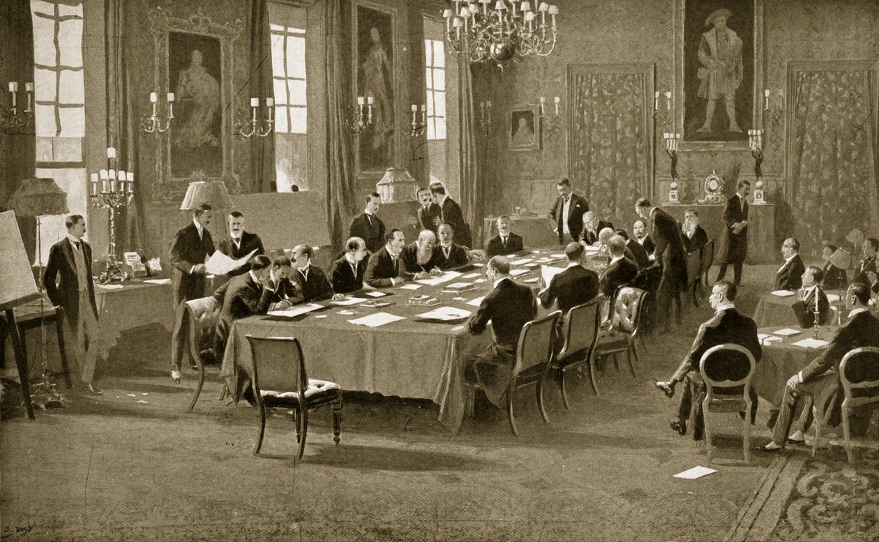 Assinatura do Tratado de Londres, 1913 de Samuel Begg