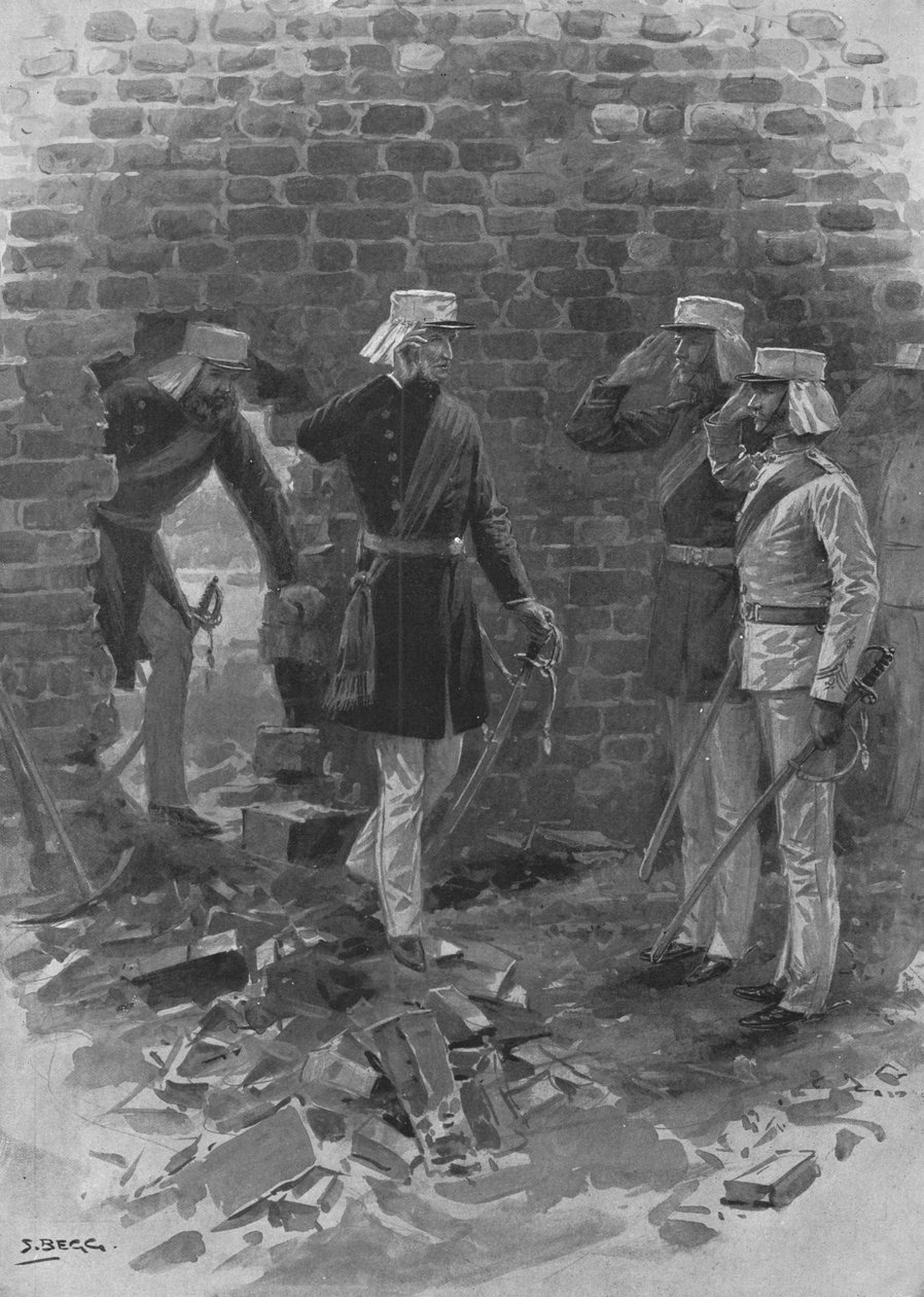 O motim indiano, 1857-58: ... depois do alívio de Lucknow ... 1857, 1901. de Samuel Begg