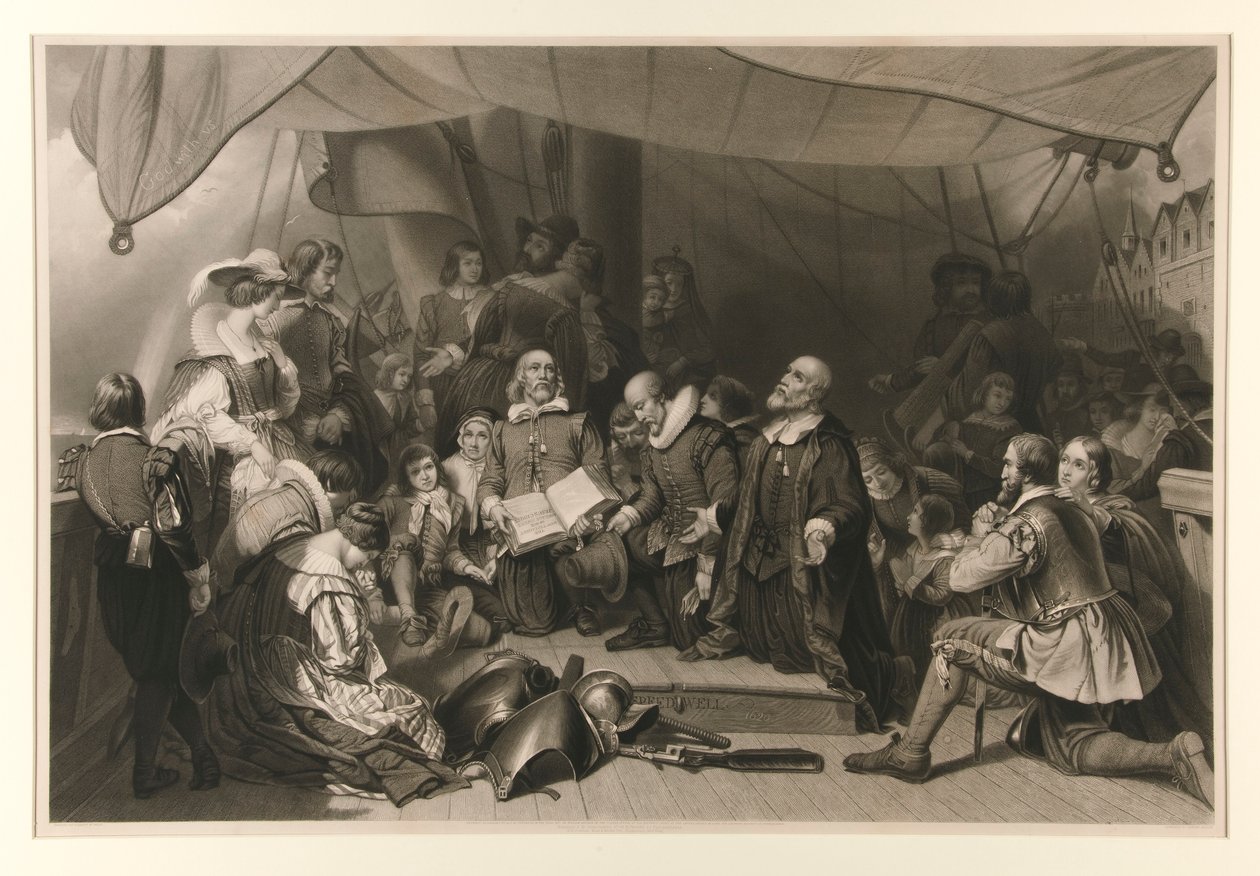 O embarque dos peregrinos de Samuel Bellin