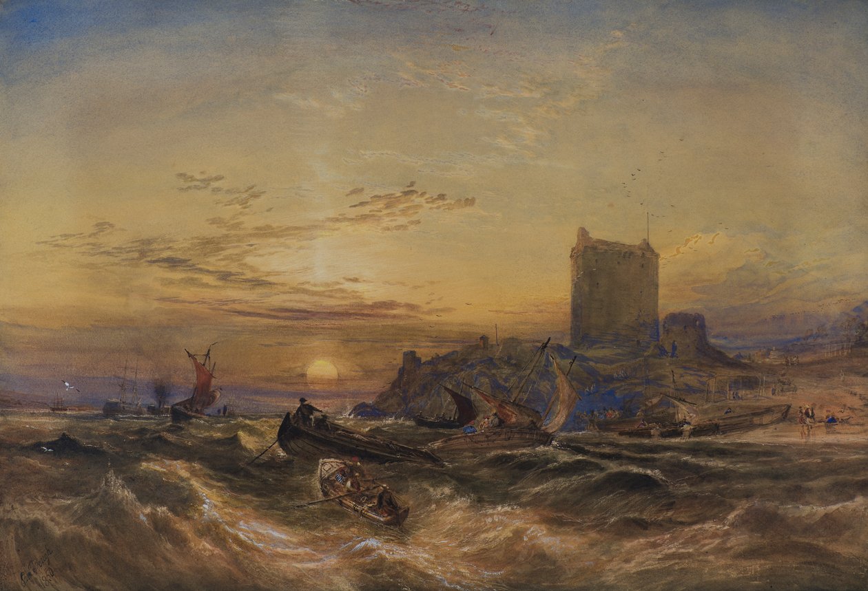Castelo de Broughty de Samuel Bough