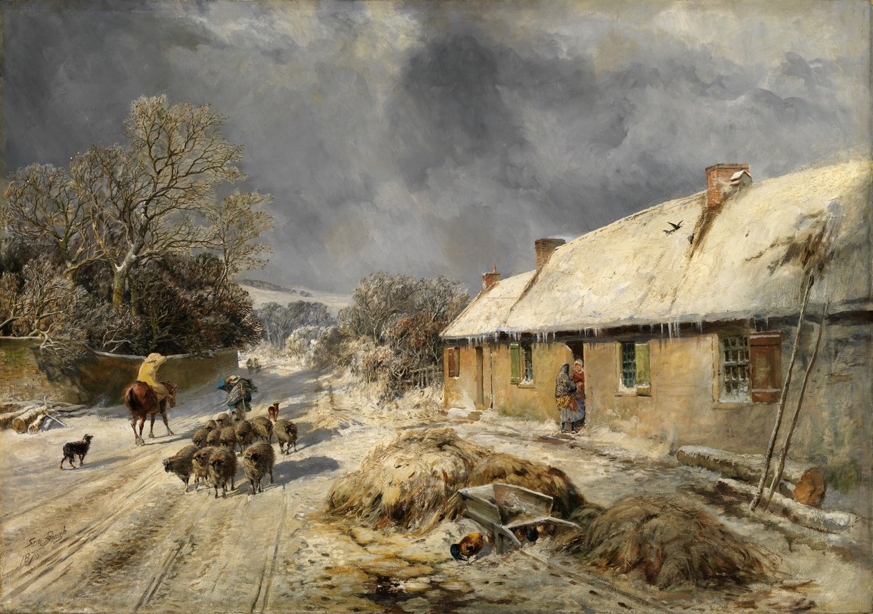 Casa de campo de Burns, Alloway de Samuel Bough