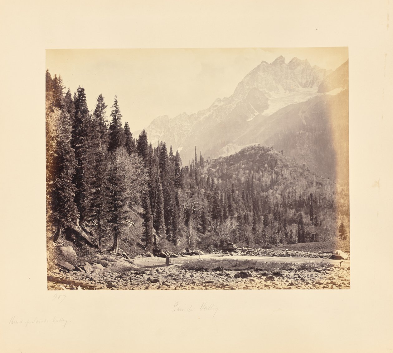 Vista no vale de Scinde de Samuel Bourne