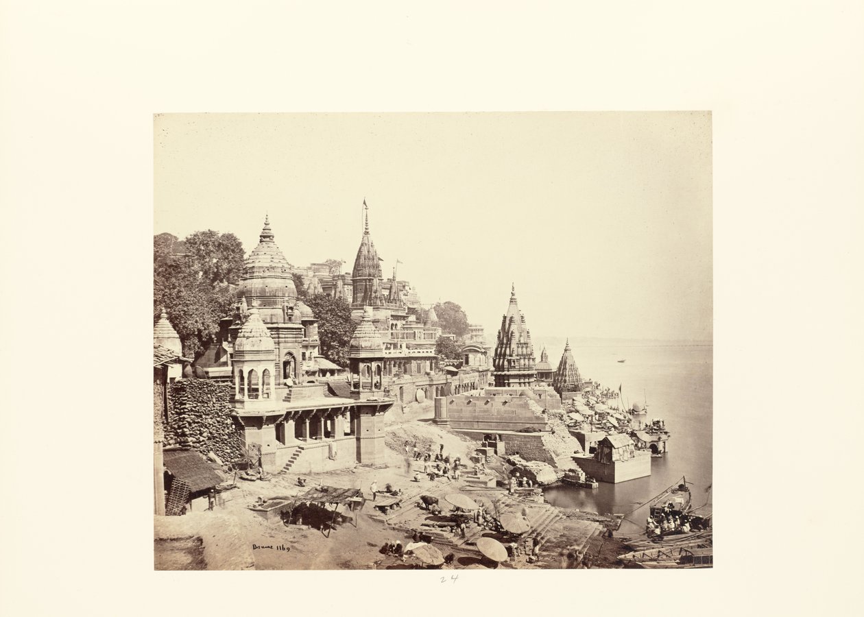 Benares; O Ghat Ardente de Samuel Bourne