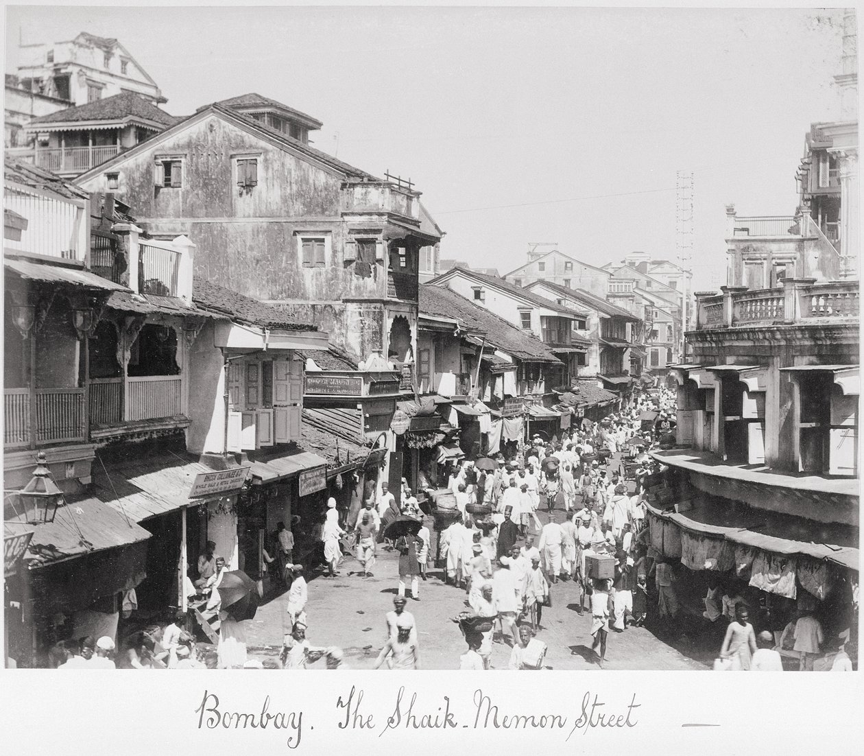 Bombaim, Rua Said-Memon de Samuel Bourne