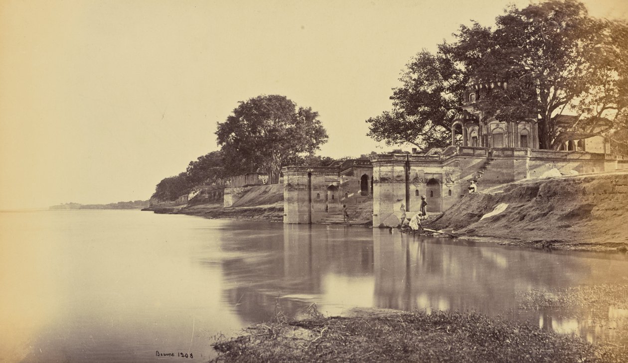 Cawnpore; Suttee Chowra Ghat, o local do massacre de Samuel Bourne