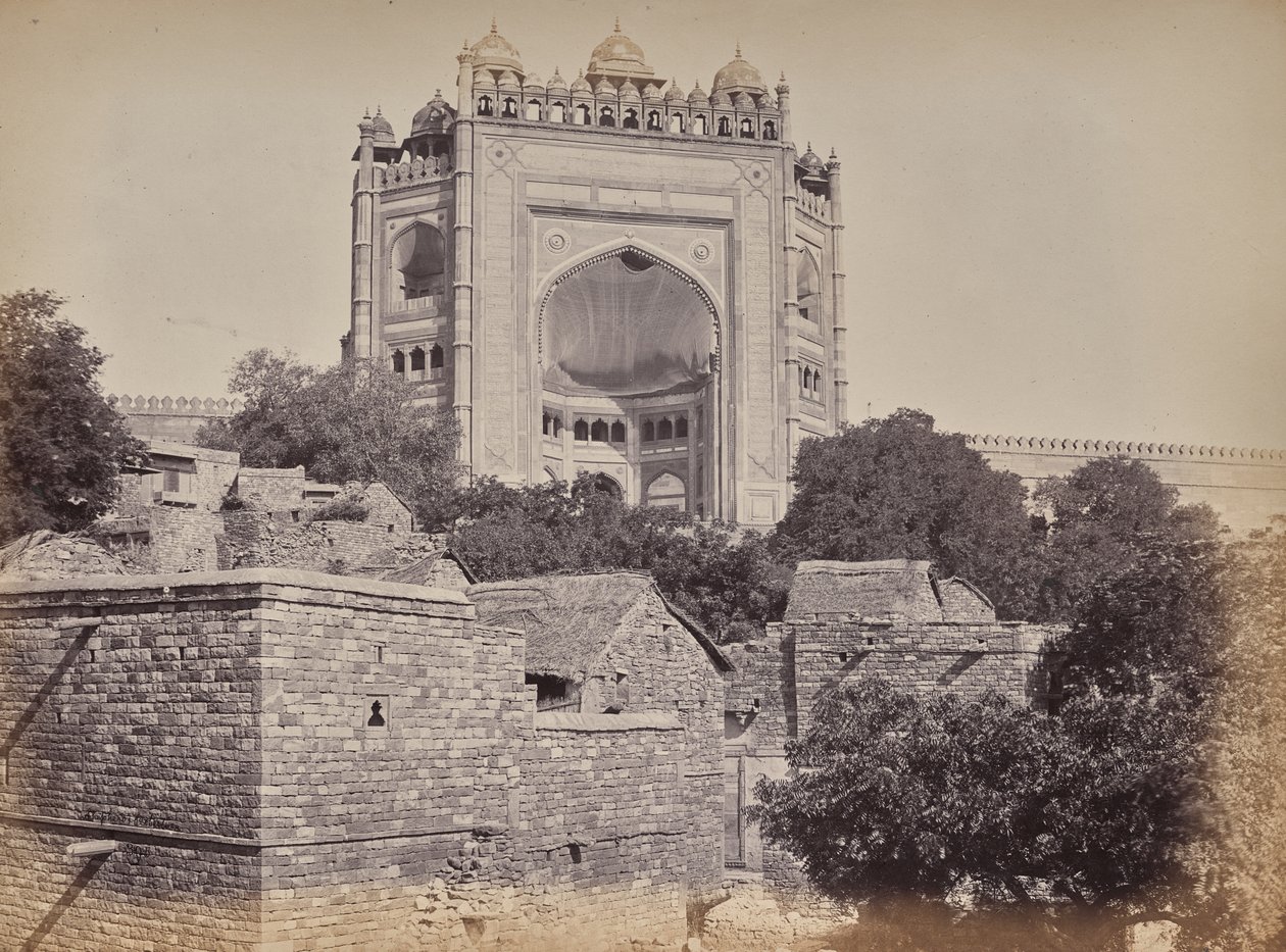Porta da guarda do forte de Fatehpur Sikri de Samuel Bourne