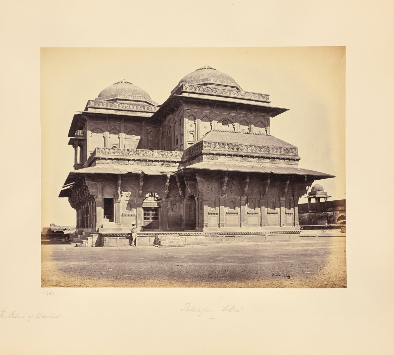 Fatehpur Sikri; O palácio de Birbal de Samuel Bourne
