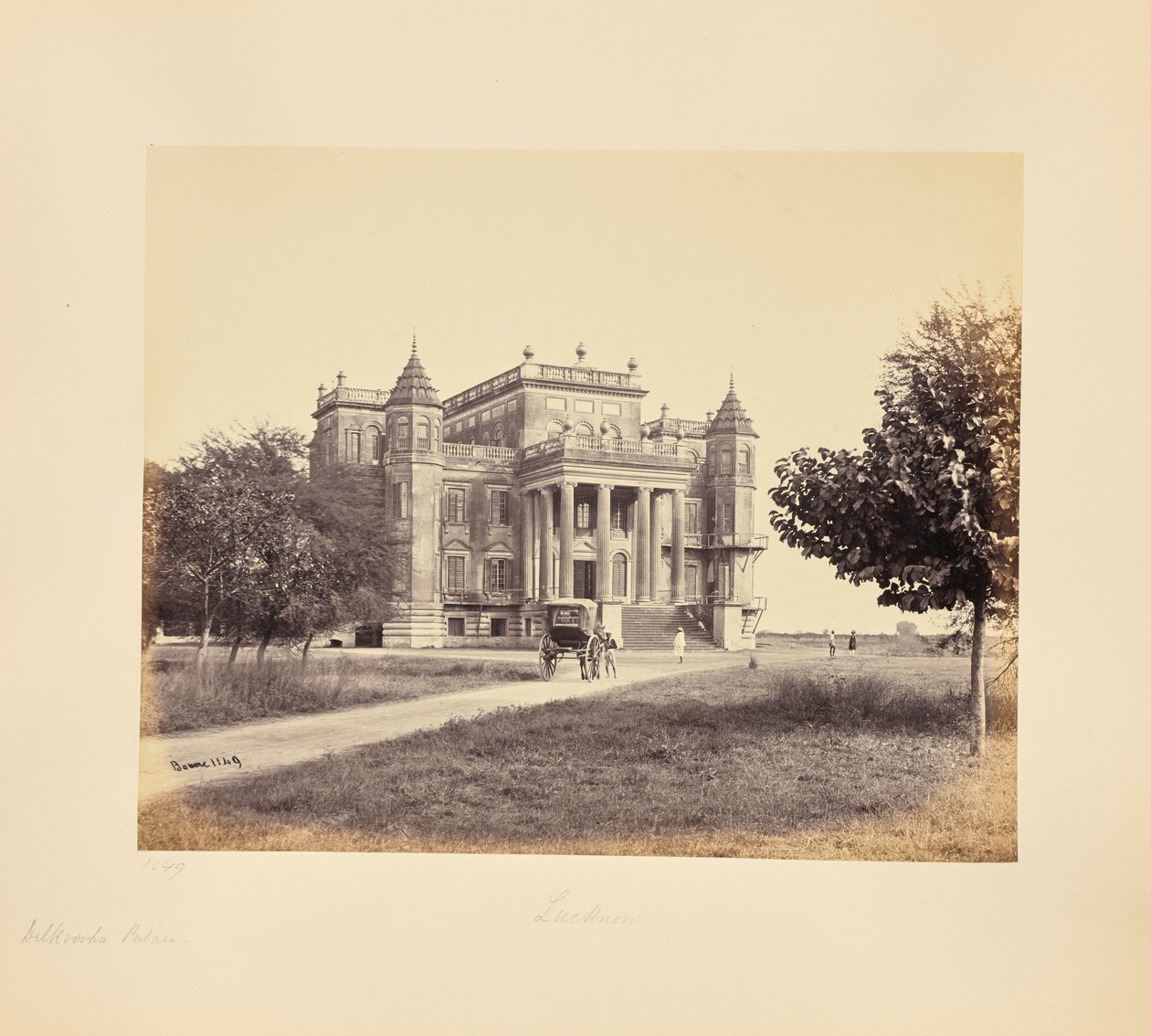 Lucknow; O Palácio Dilkusha de Samuel Bourne