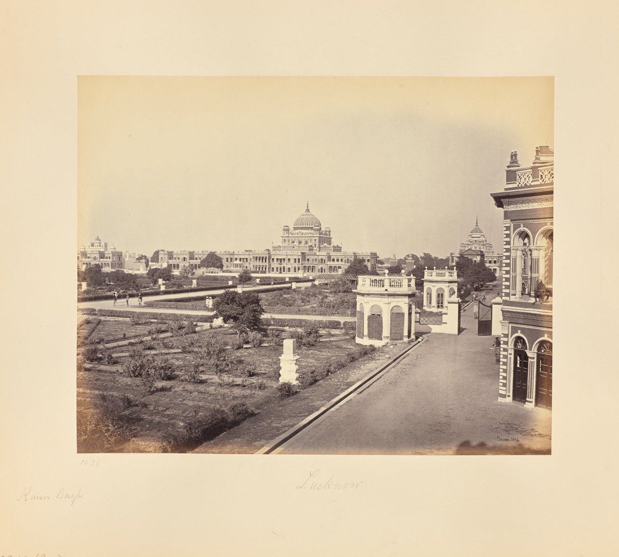 Lucknow; o Kaiser Bagh de Samuel Bourne