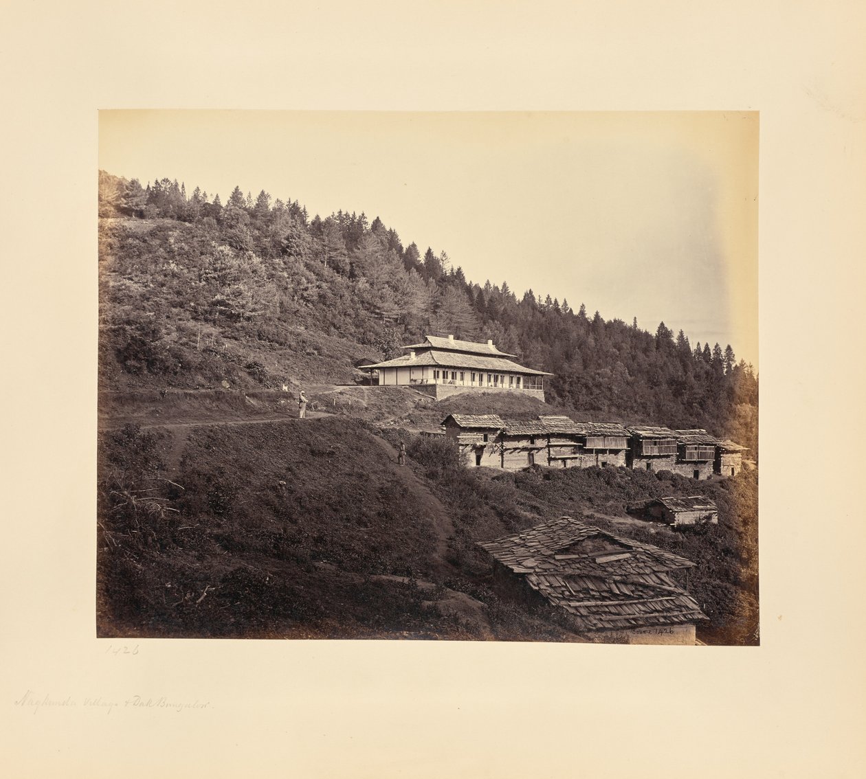 Narkunda; aldeia e bungalow dak de Samuel Bourne