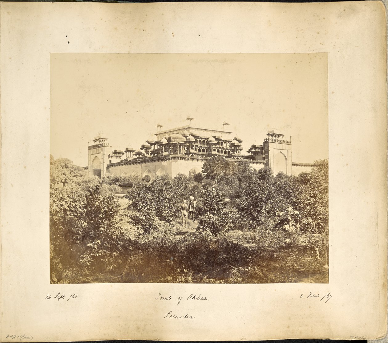 Secundra; O Mausoléu de Akbar de Samuel Bourne