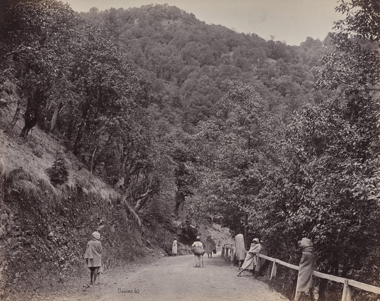Shimla. O Mall ou a rua principal de Samuel Bourne