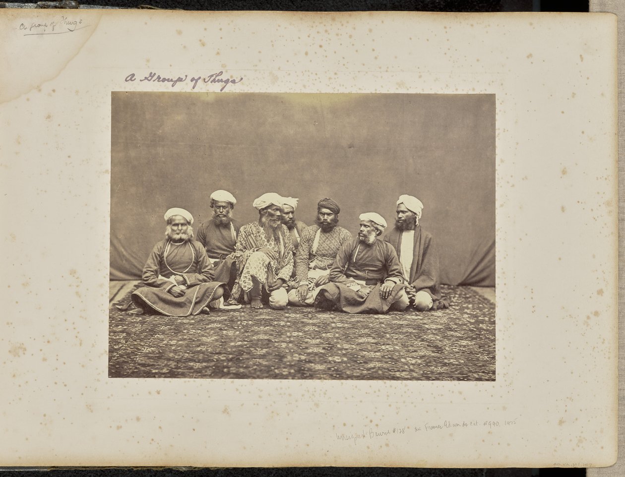 Simla; grupo de thugs de Samuel Bourne