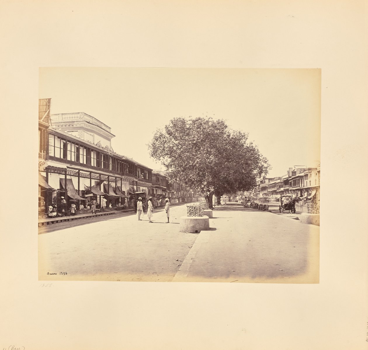 A Chandni-Chouk, a rua principal de Deli de Samuel Bourne