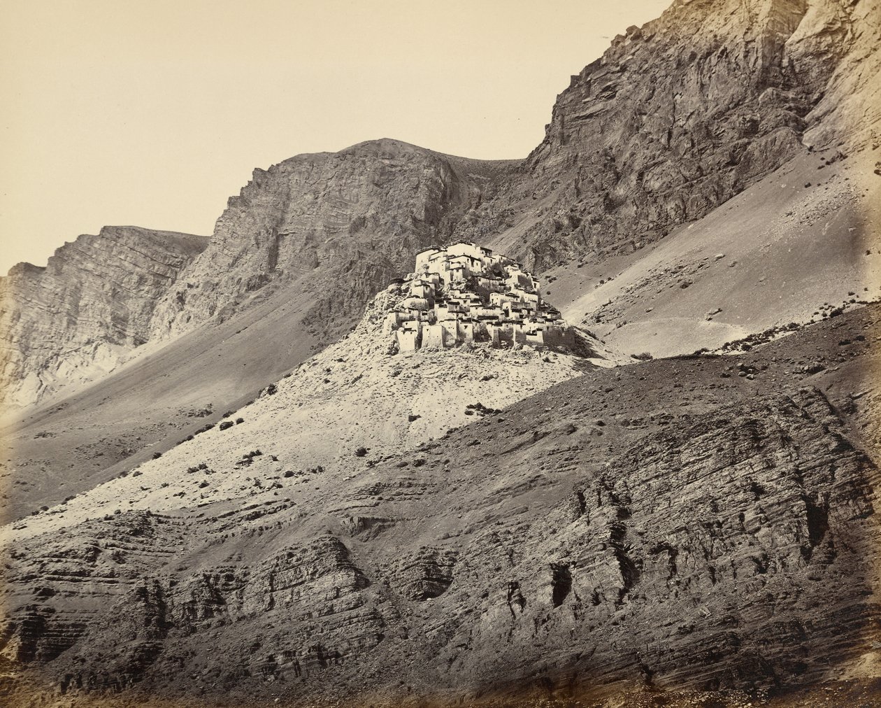 O mosteiro de Ki, Spiti de Samuel Bourne