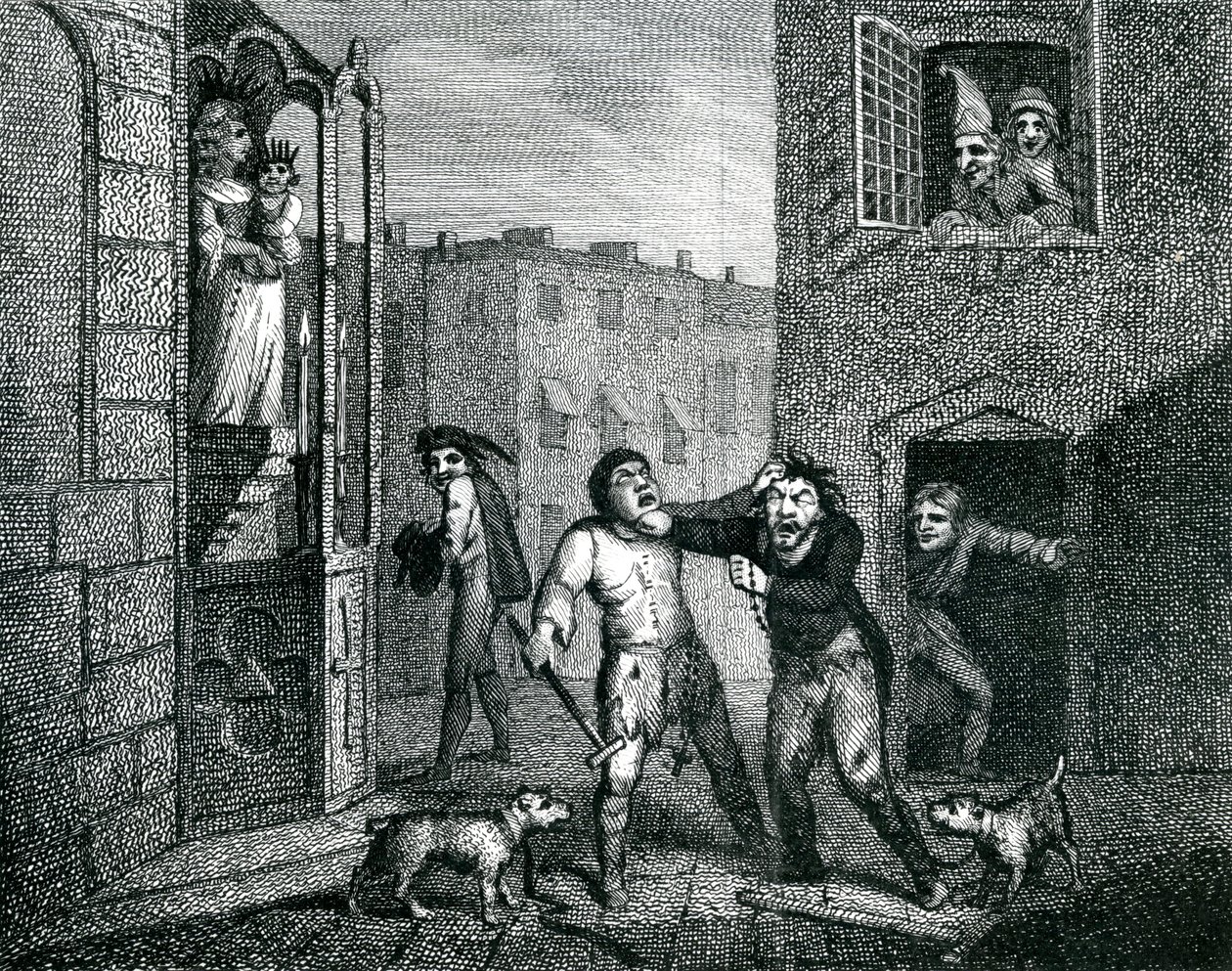 Os cegos Mendigos Chapéus &39;The Wit&39;s Magazine&39; 1784 de Samuel Collings