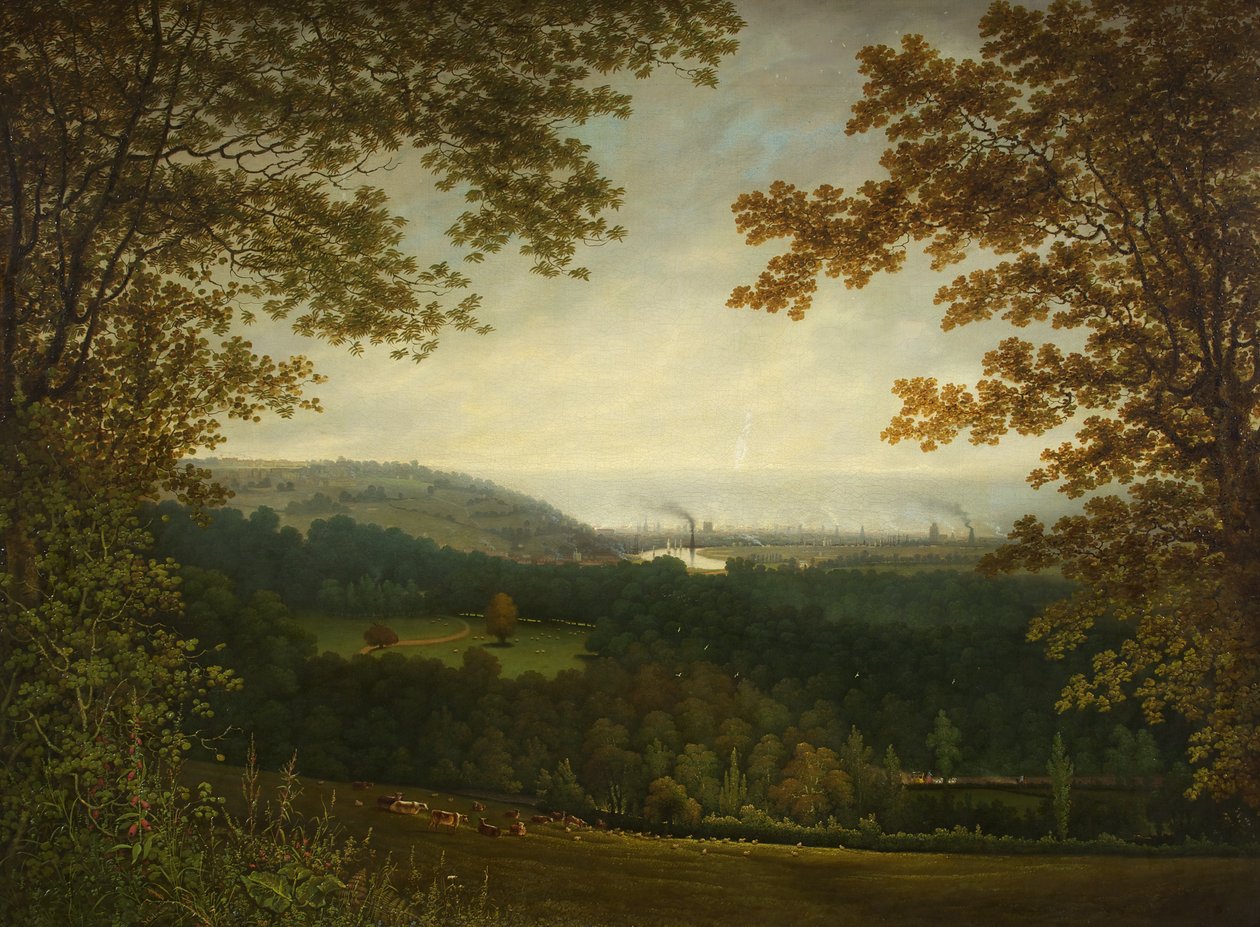 Uma Vista de Bristol do Parque Ashton de Samuel Colman