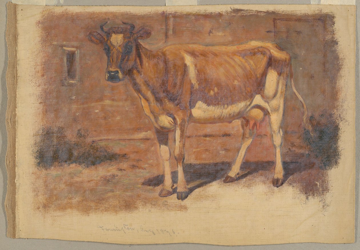 Pintura, Estudos. Vacas, agosto de 1876 de Samuel Colman