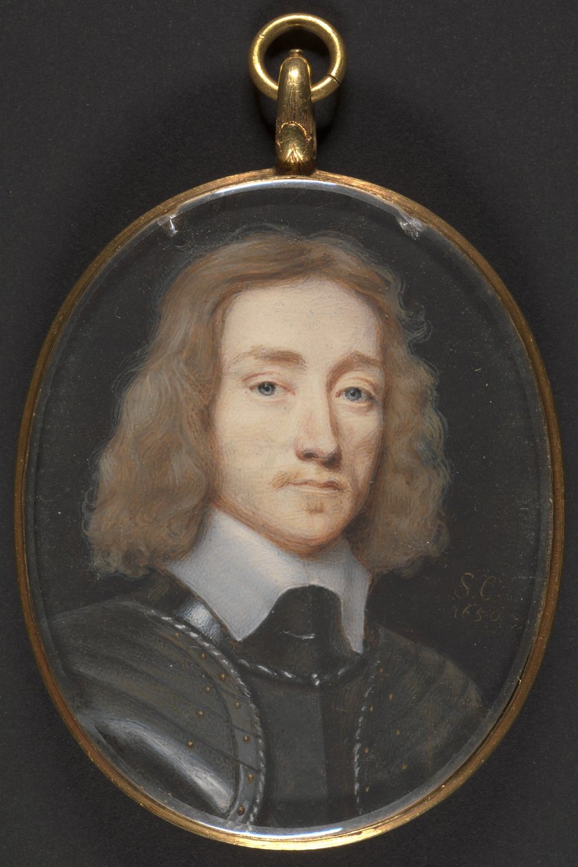 Retrato de um homem de armadura de Samuel Cooper