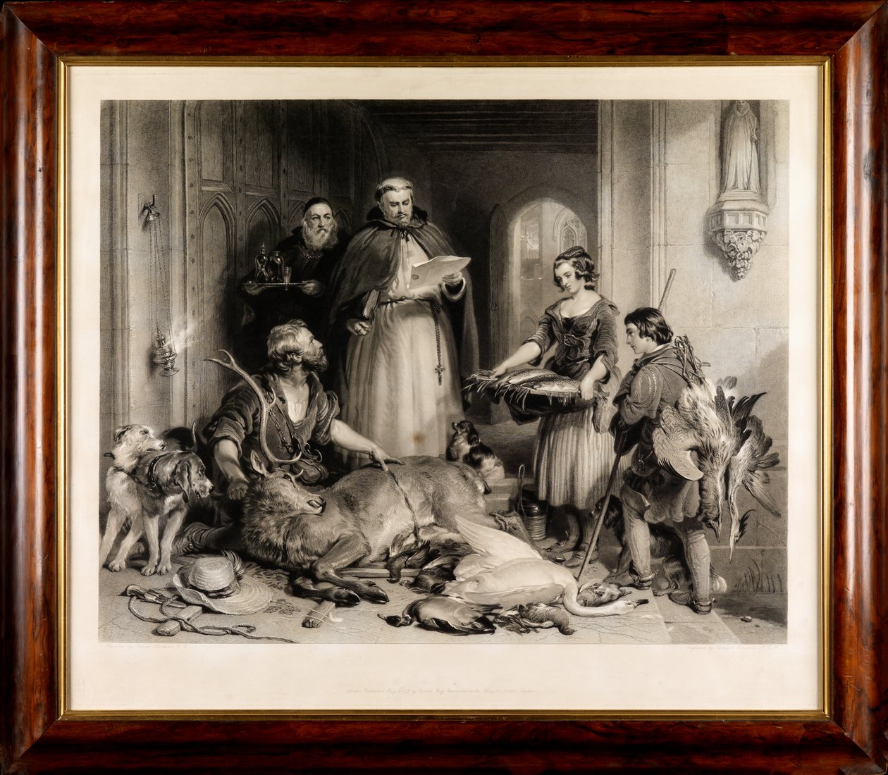 Abadia de Bolton (mezzotint) de Samuel Cousins