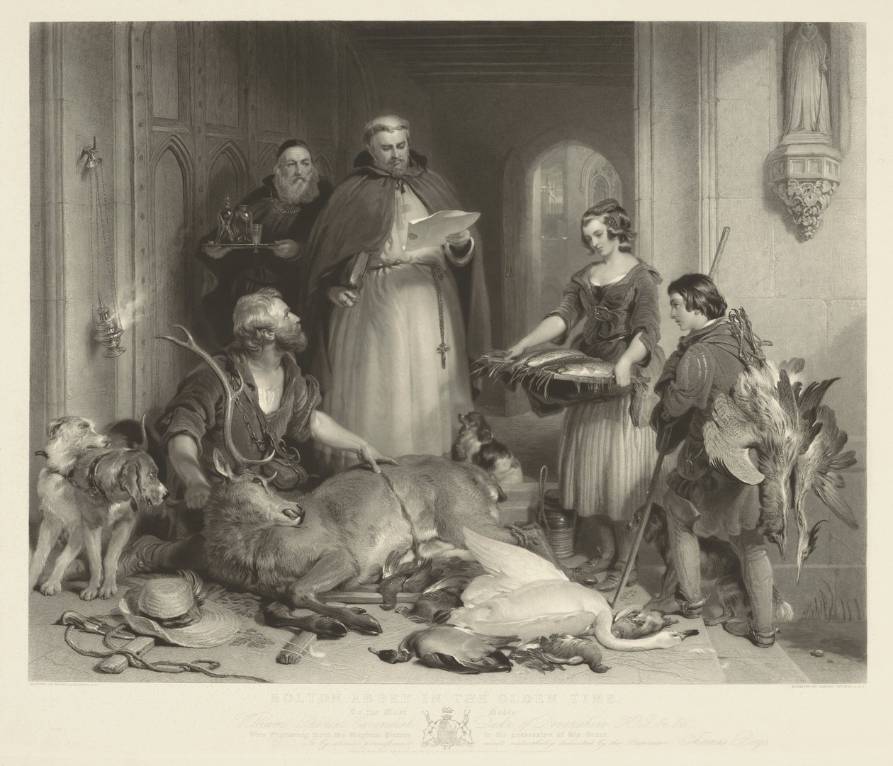 Abadia de Bolton nos tempos antigos. de Samuel Cousins