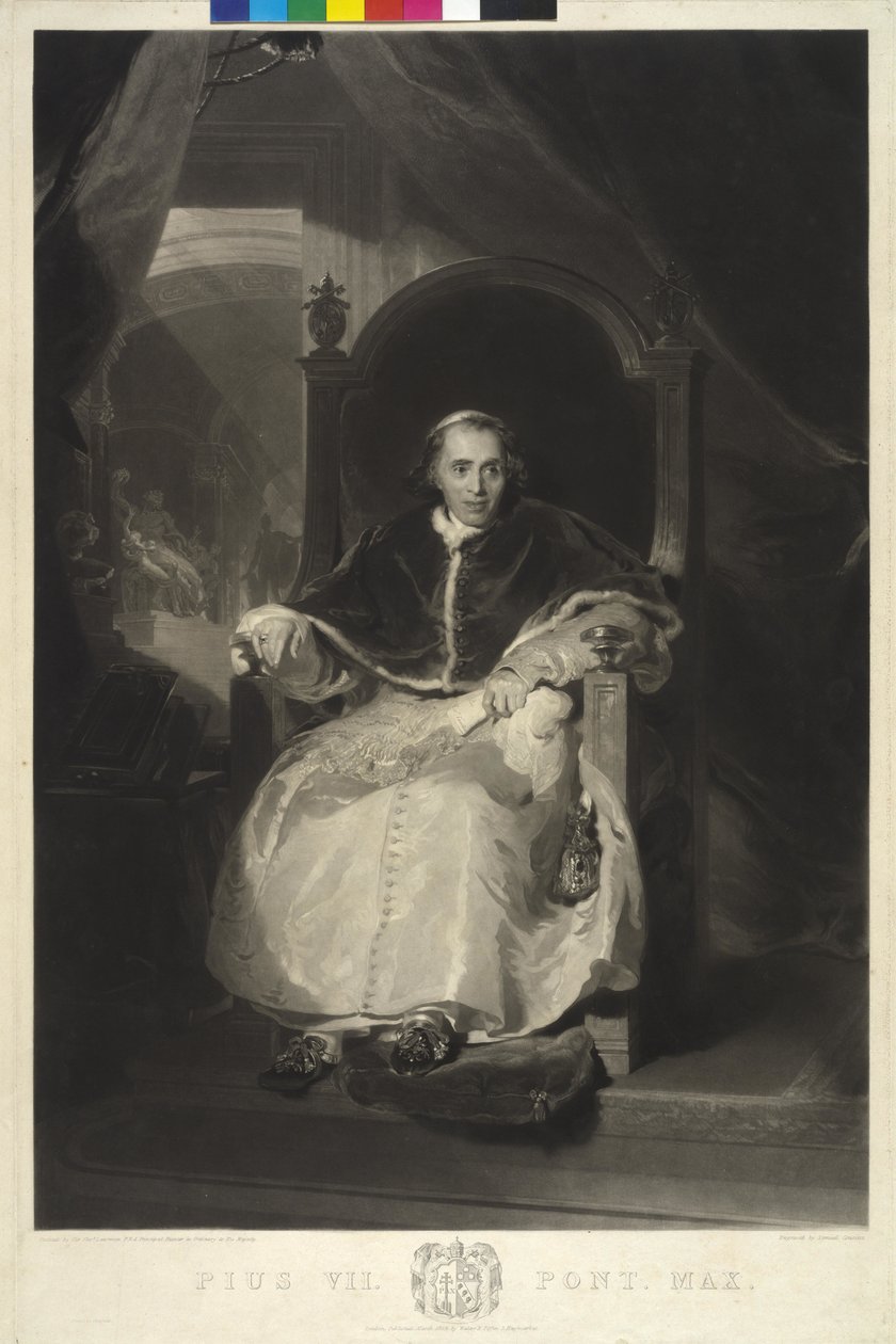 Papa Pio VII de Samuel Cousins