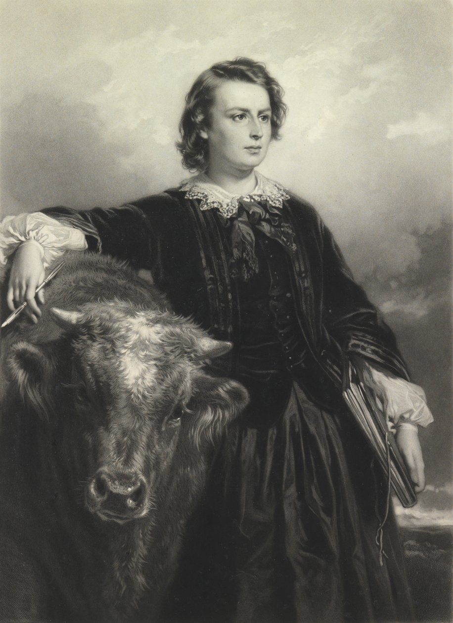 Rosa Bonheur na Thirty-Four (mezzotint) de Samuel Cousins