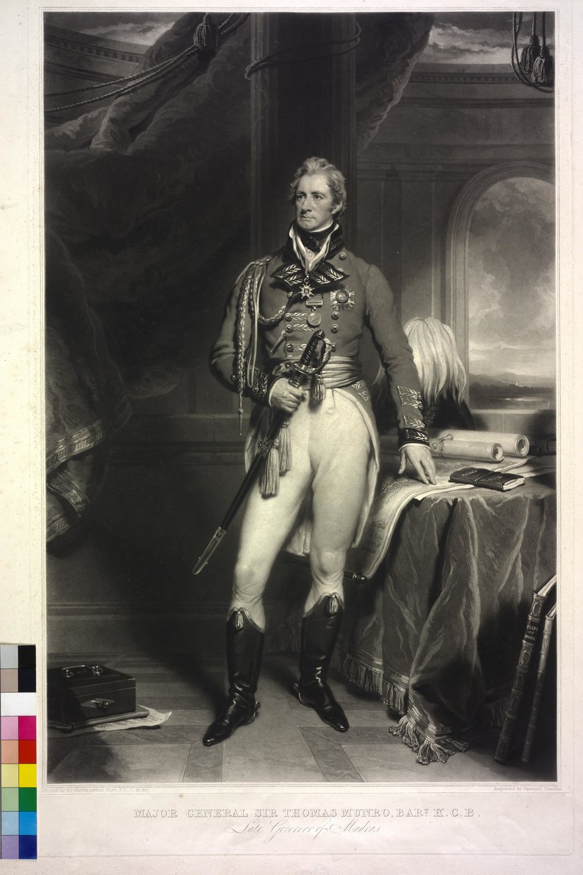 Sir Thomas Munro (mezzotint) de Samuel Cousins