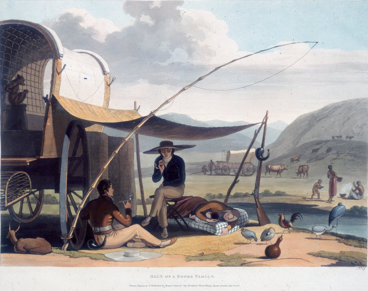 Parada da família de um bôer de Samuel Daniell