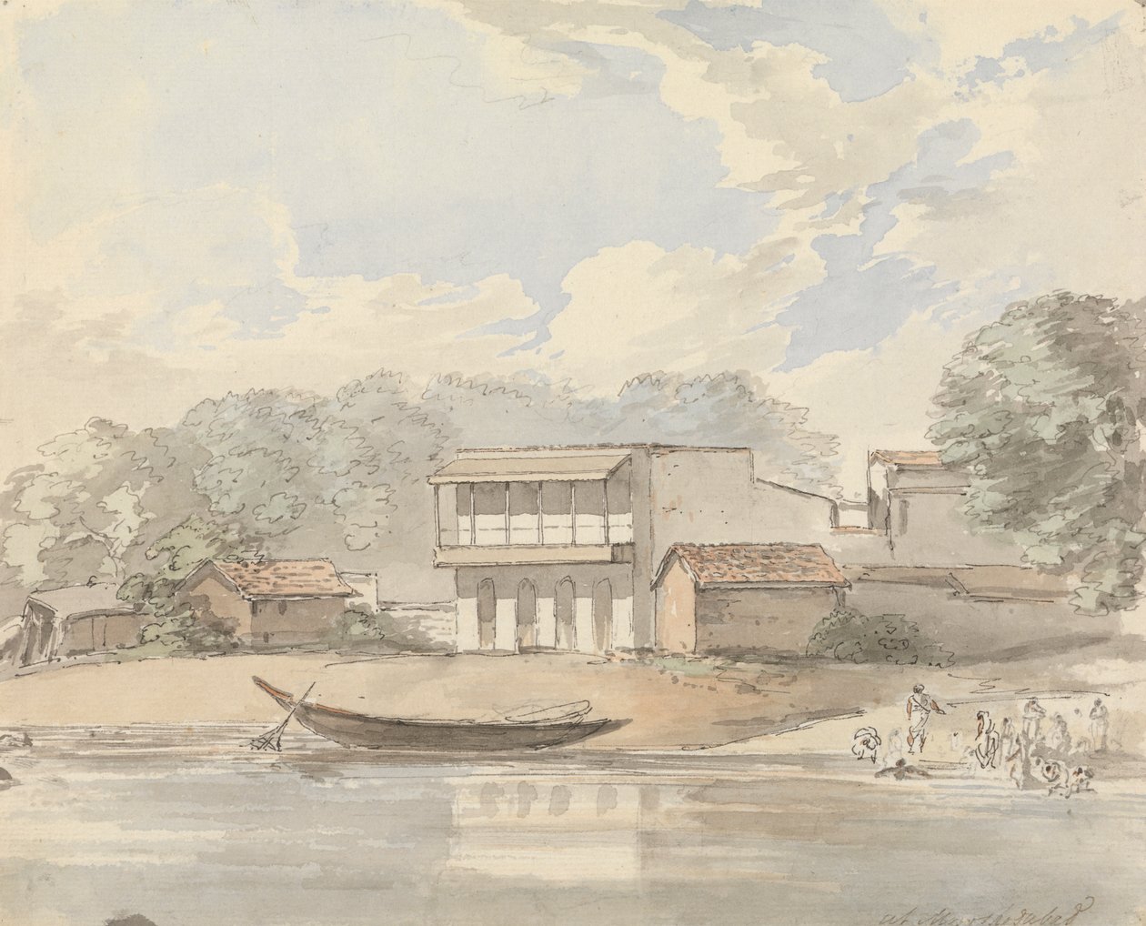 Em Moorshedubad [Murshidabad] de Samuel Davis