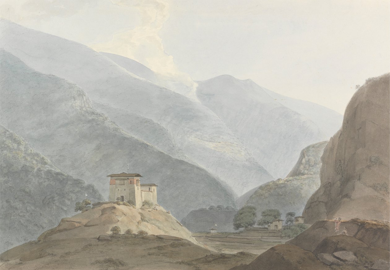 Castelo de Chukha no Butão de Samuel Davis