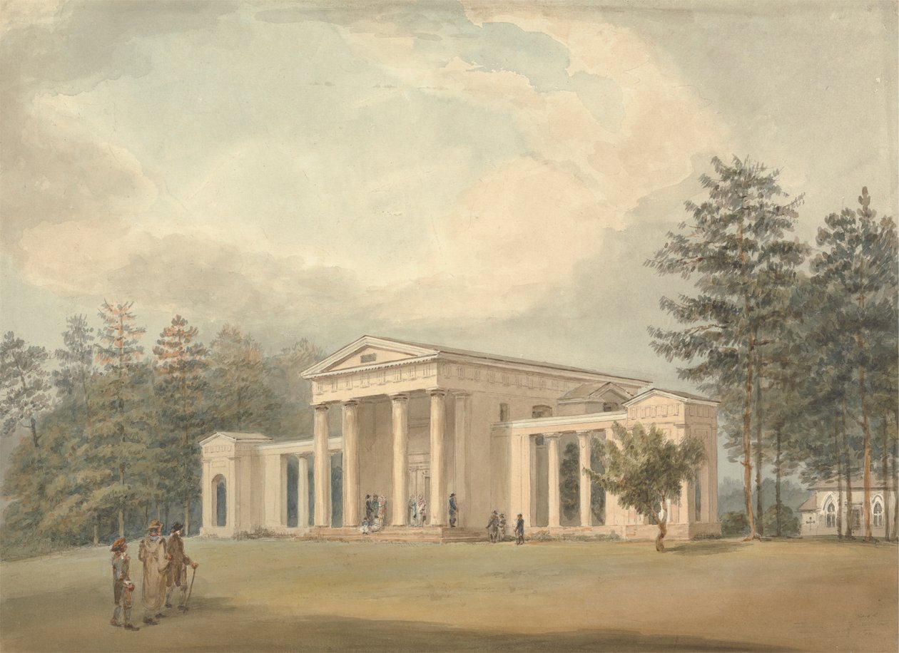 Igreja Clássica, Ayot St. Lawrence, Hertfordshire de Samuel Davis