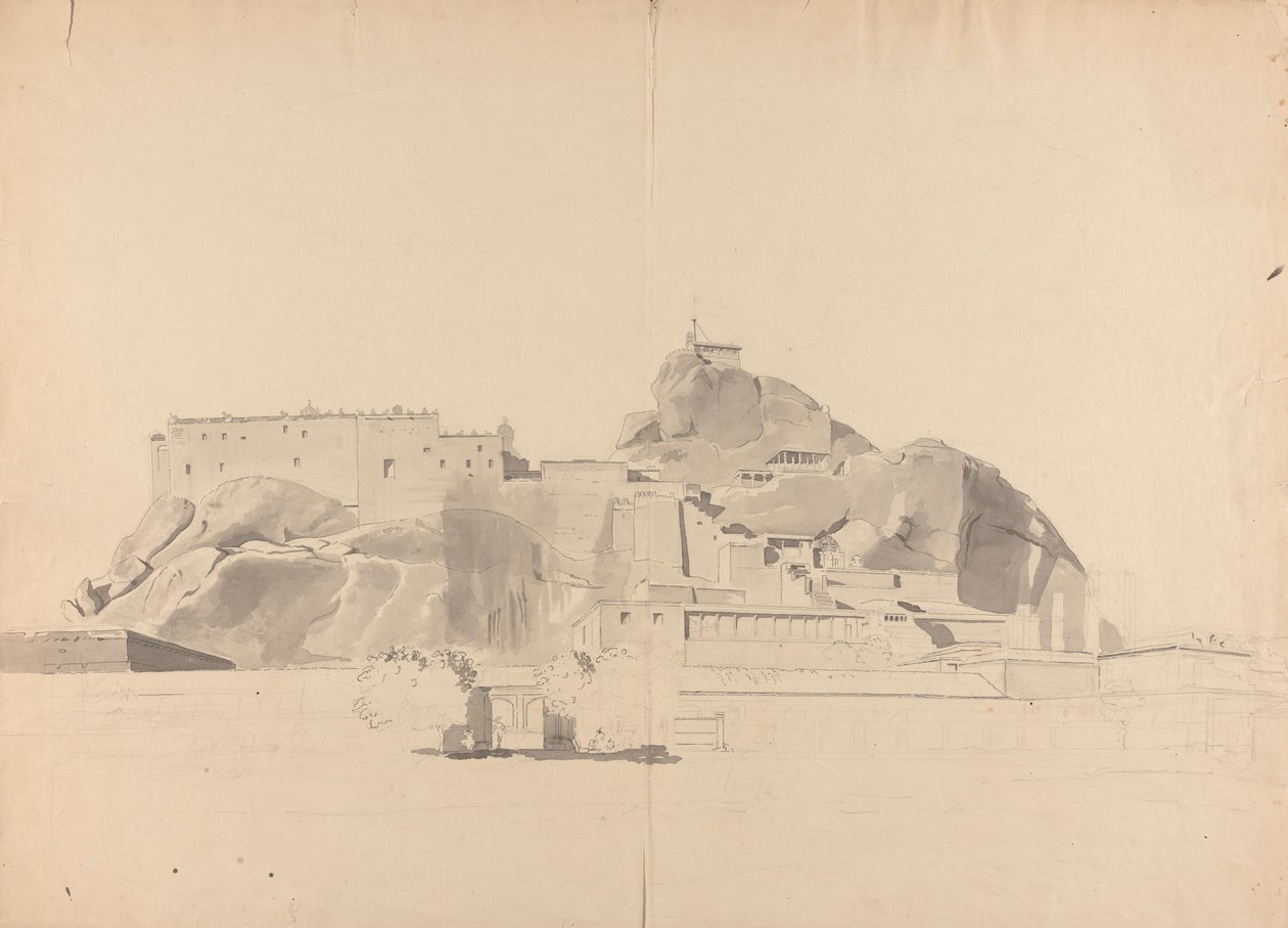 Forte num Outcrop rochoso de Samuel Davis