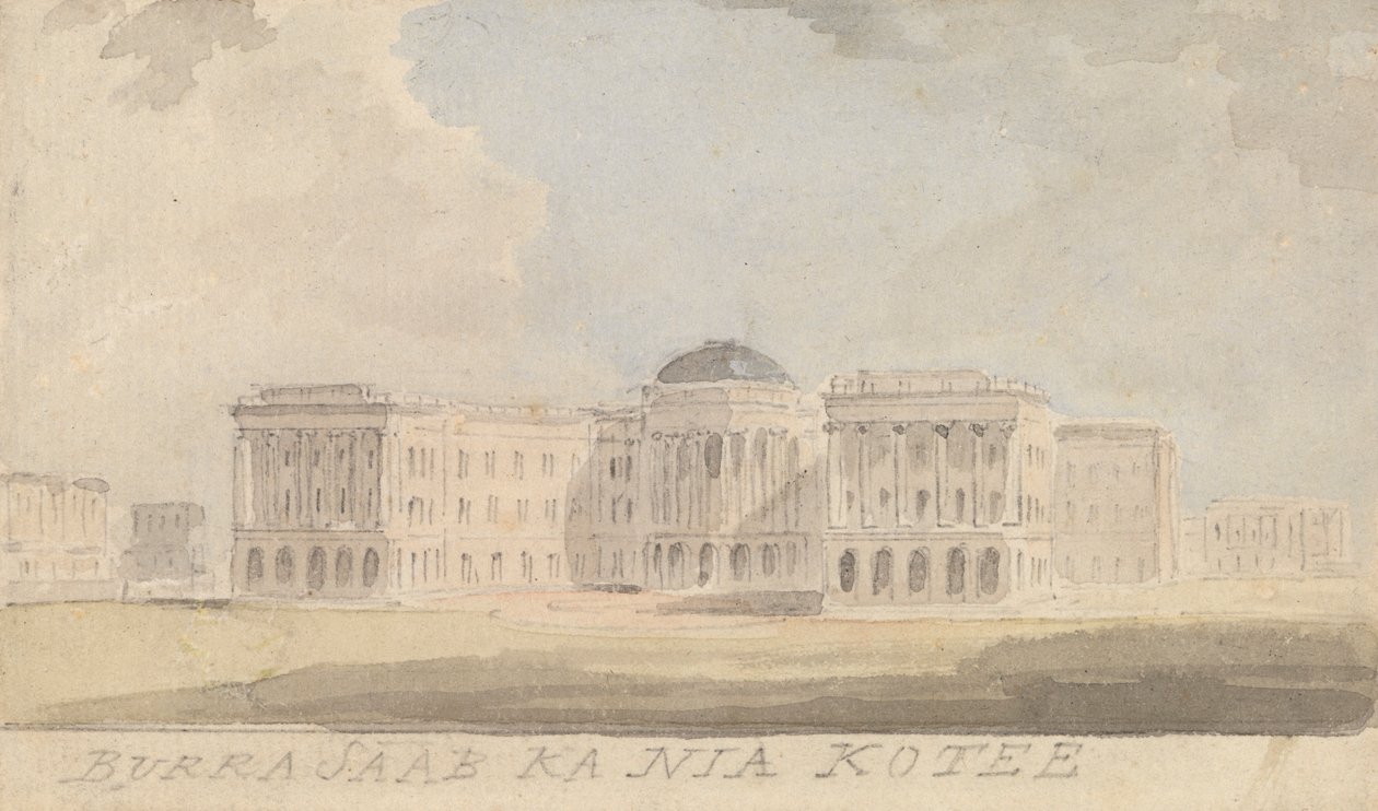 Nova Casa do Governo em Calcutá de Samuel Davis