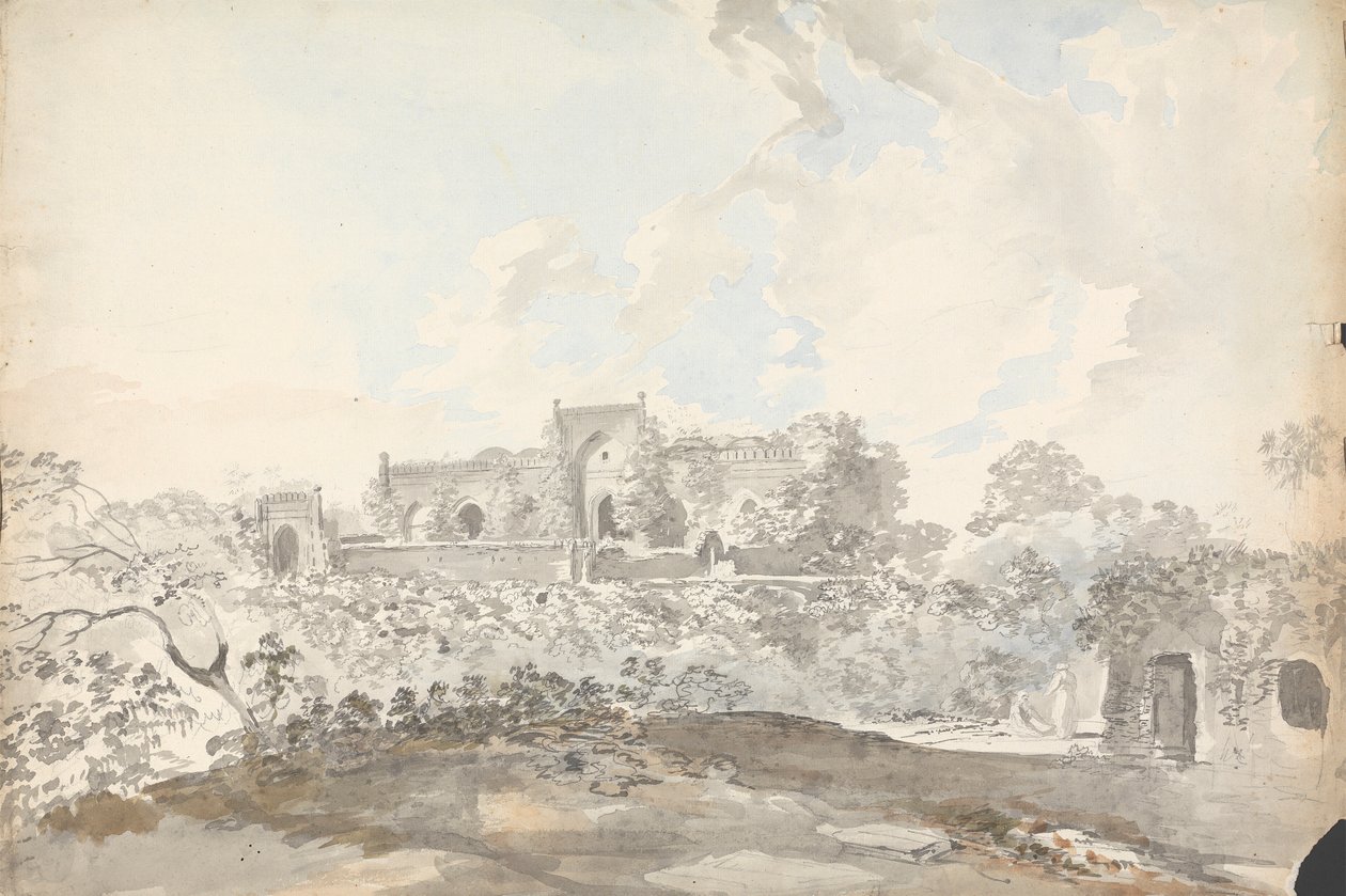 Antiga Mesquita em Rajemahl [Rajmahal] de Samuel Davis