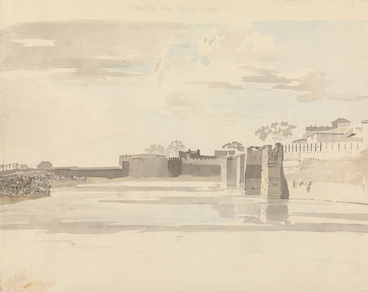 O Portão Leste em Tanjore (S. Índia) de Samuel Davis