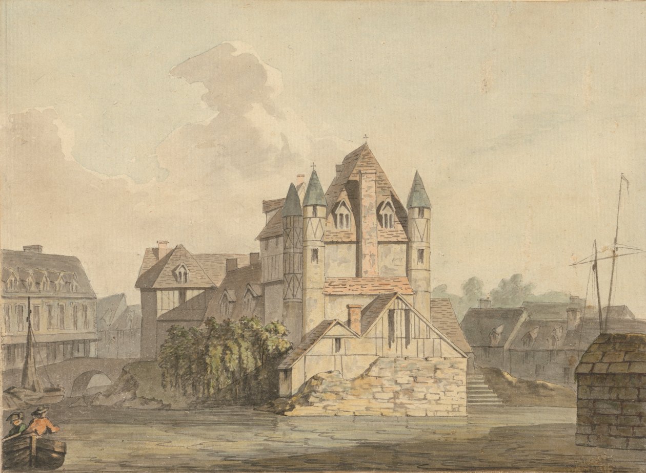 O Fim da Ponte da Ruína em Rouen de Samuel Davis