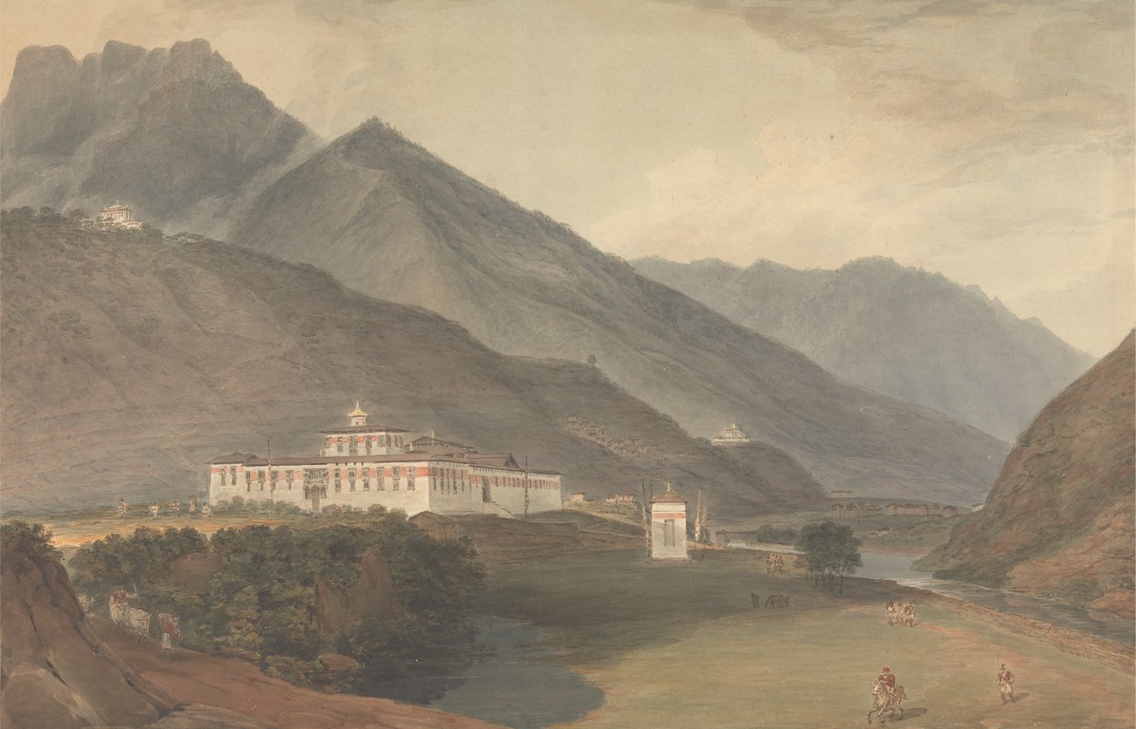 O Palácio da Deib Rajan no Tassisudon de Samuel Davis