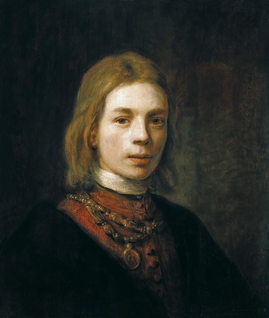 Autorretrato, 1645. de Samuel van Hoogstraten