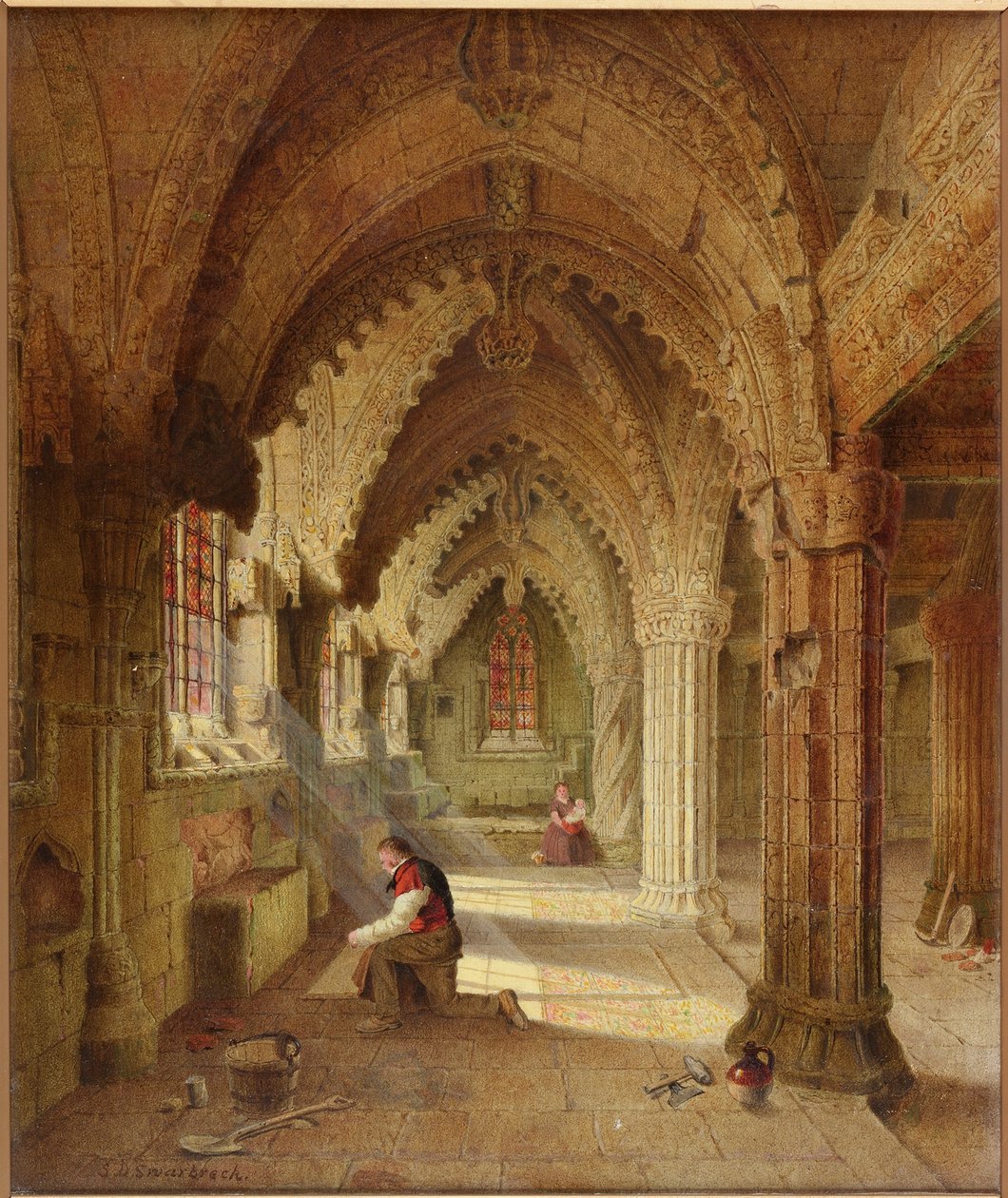 Capela Rosslyn, c.1852 de Samuel Dukinfield Swarbreck