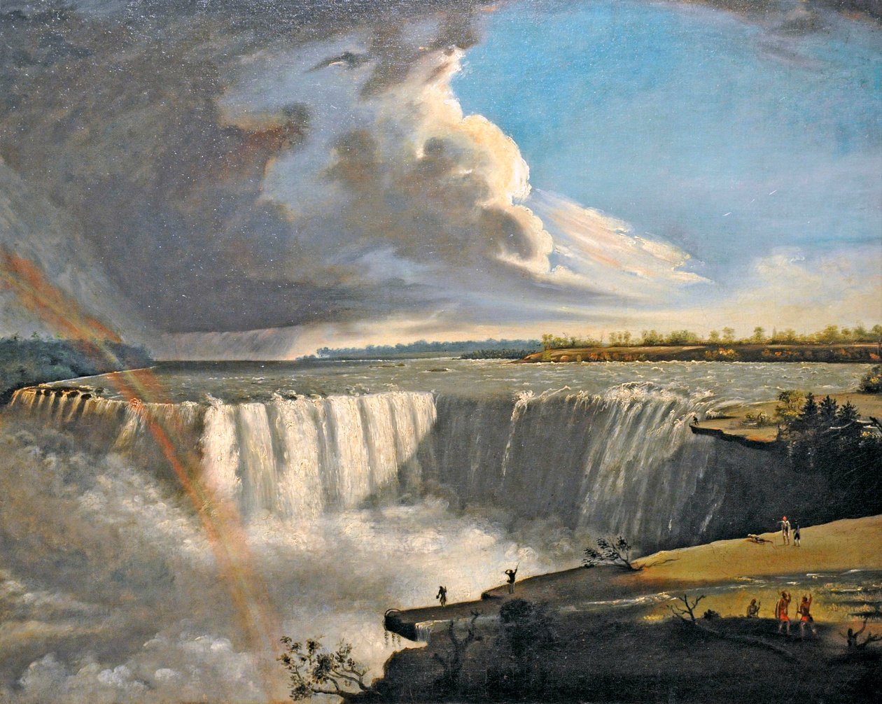 Cataratas do Niágara de Table Rock, 1835 de Samuel Finley Breese Morse